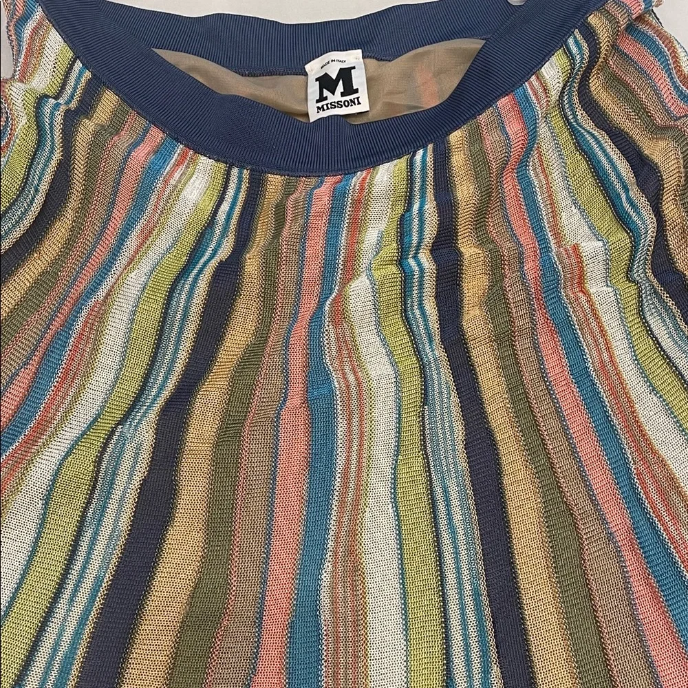Missoni Vibrant Striped A-Line Skirt - Picture 3 of 7